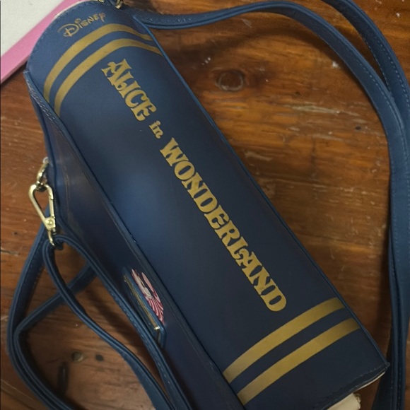 Disney Blue and Gold Alice Crossbody Bag - Picture 5 of 5